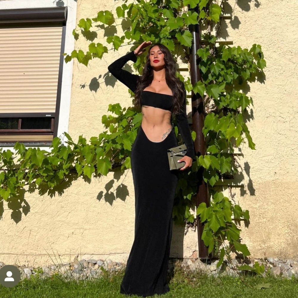 SOLD OUT Size S mirror palais grande finale gown worn once $600